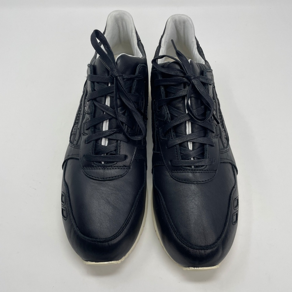 Asics Gel-Lyte III Kith Grand Opening Men Black Leather Sneakers H41HK Size 11.5 - Picture 3 of 9